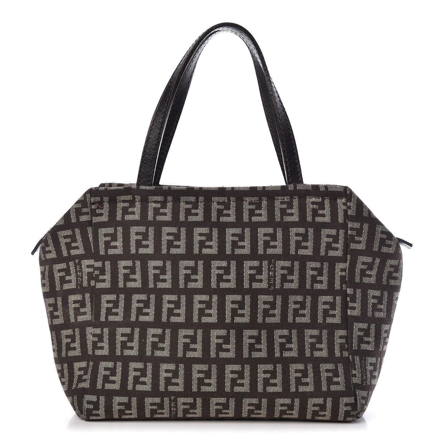 Fendi Zucchino Mini Tote Brown 1 of 10