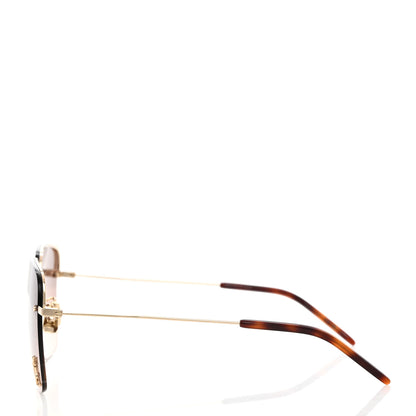 Saint Laurent Metal SL 312 M Sunglasses Gold 3 of 8
