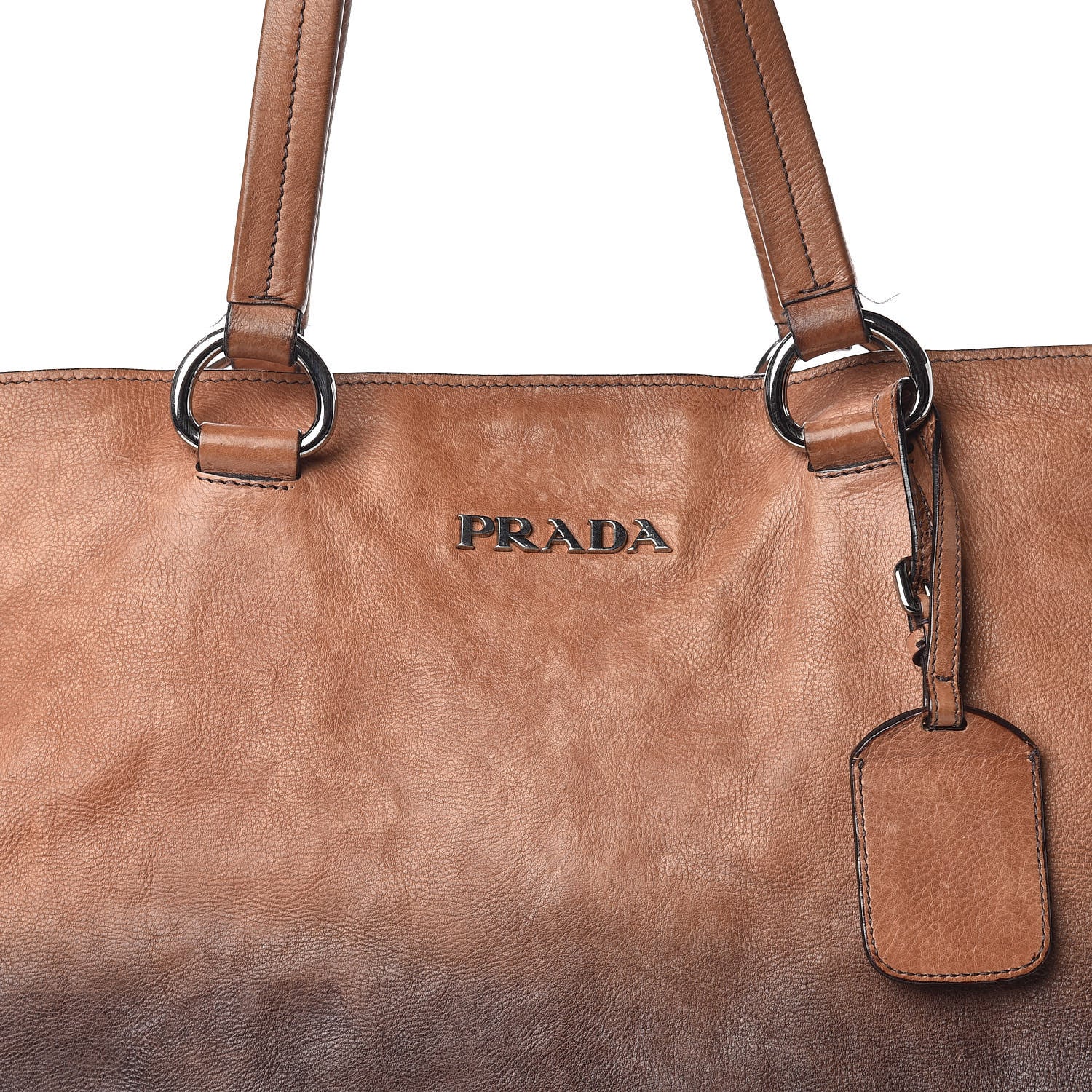 Prada Glace Calfskin Tote Opale Sfumato 18 of 20