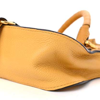 Chloe Calfskin Mini Marcie Satchel Curry Yellow 8 of 9