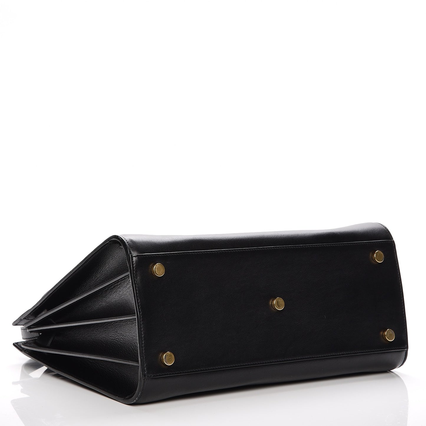 Calfskin Small Sac De Jour Black
