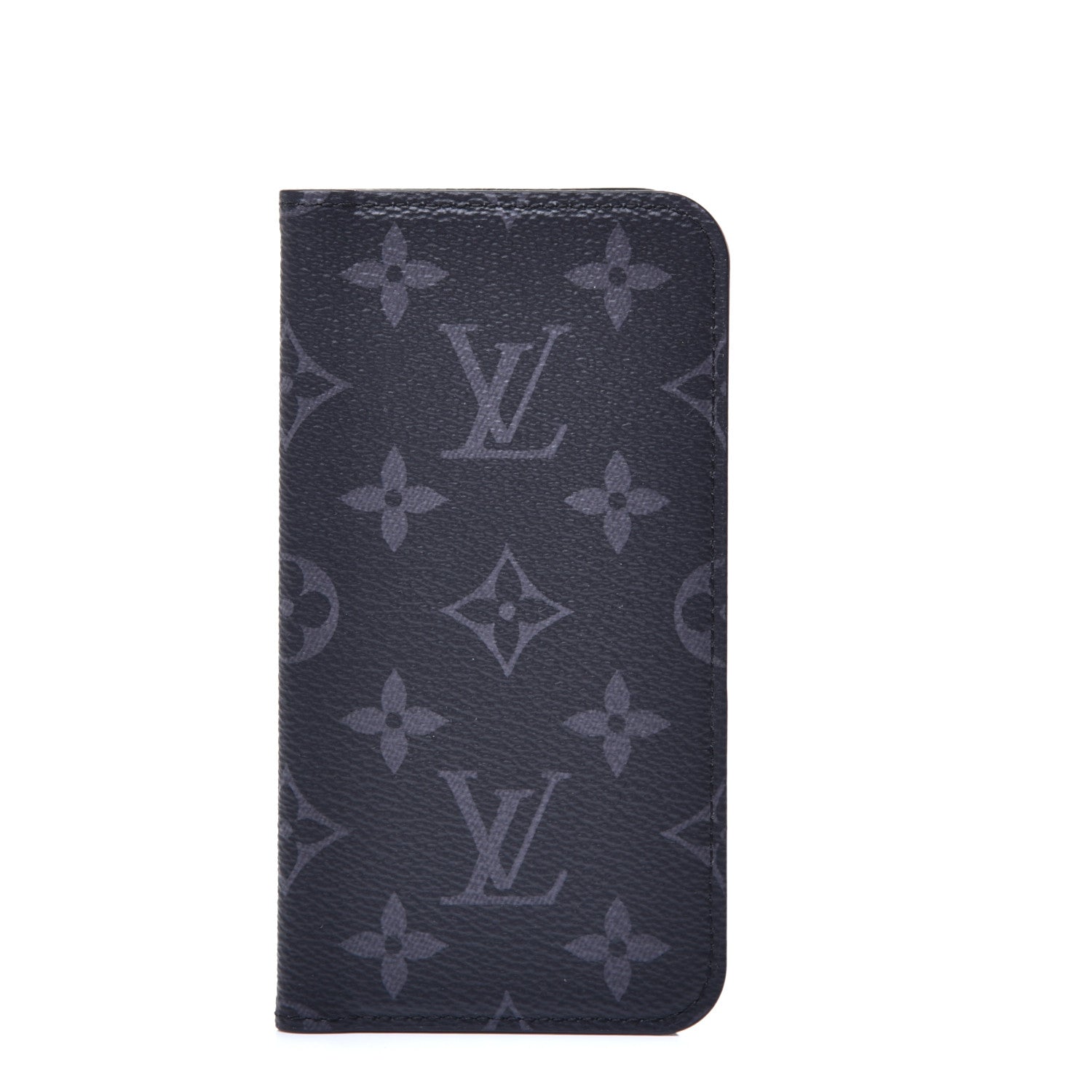 Louis Vuitton Monogram Eclipse iPhone X/XS Folio Case 1 of 6
