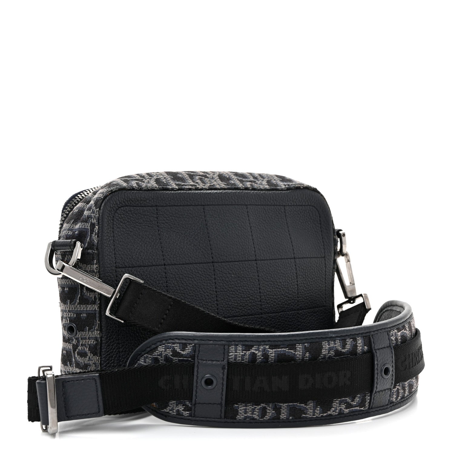 q*様 Dior HOMME メッセンジャーバッグ Christian Dior HOMME Oblique Jacquard Safari Messenger Navy Blue