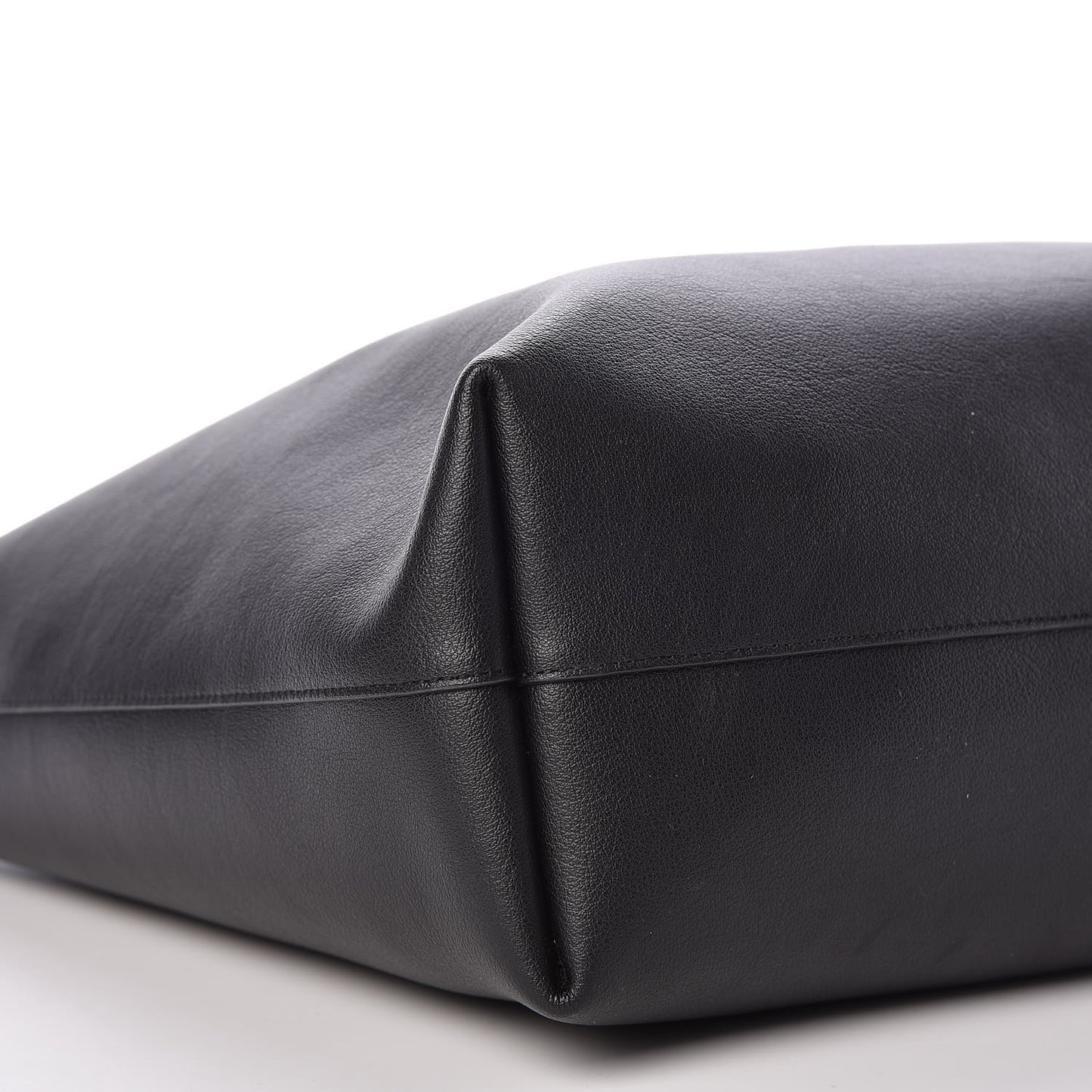 Calfskin Large Shopping Tote Black