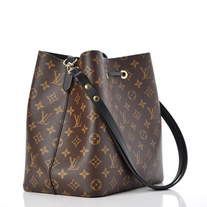 Louis Vuitton Monogram Neonoe MM Black 3 of 8