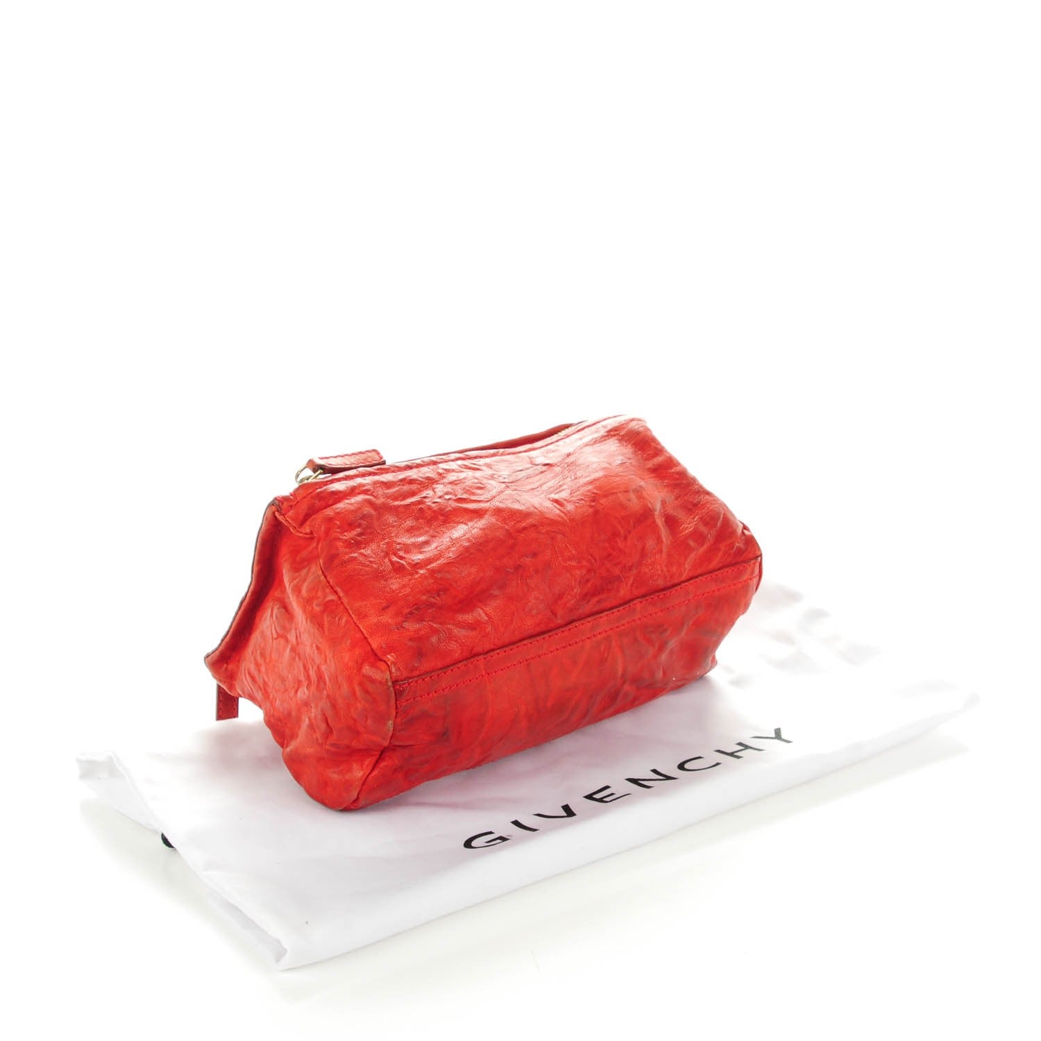 Givenchy Tumbled Sheepskin Mini Pandora Red 4 of 7