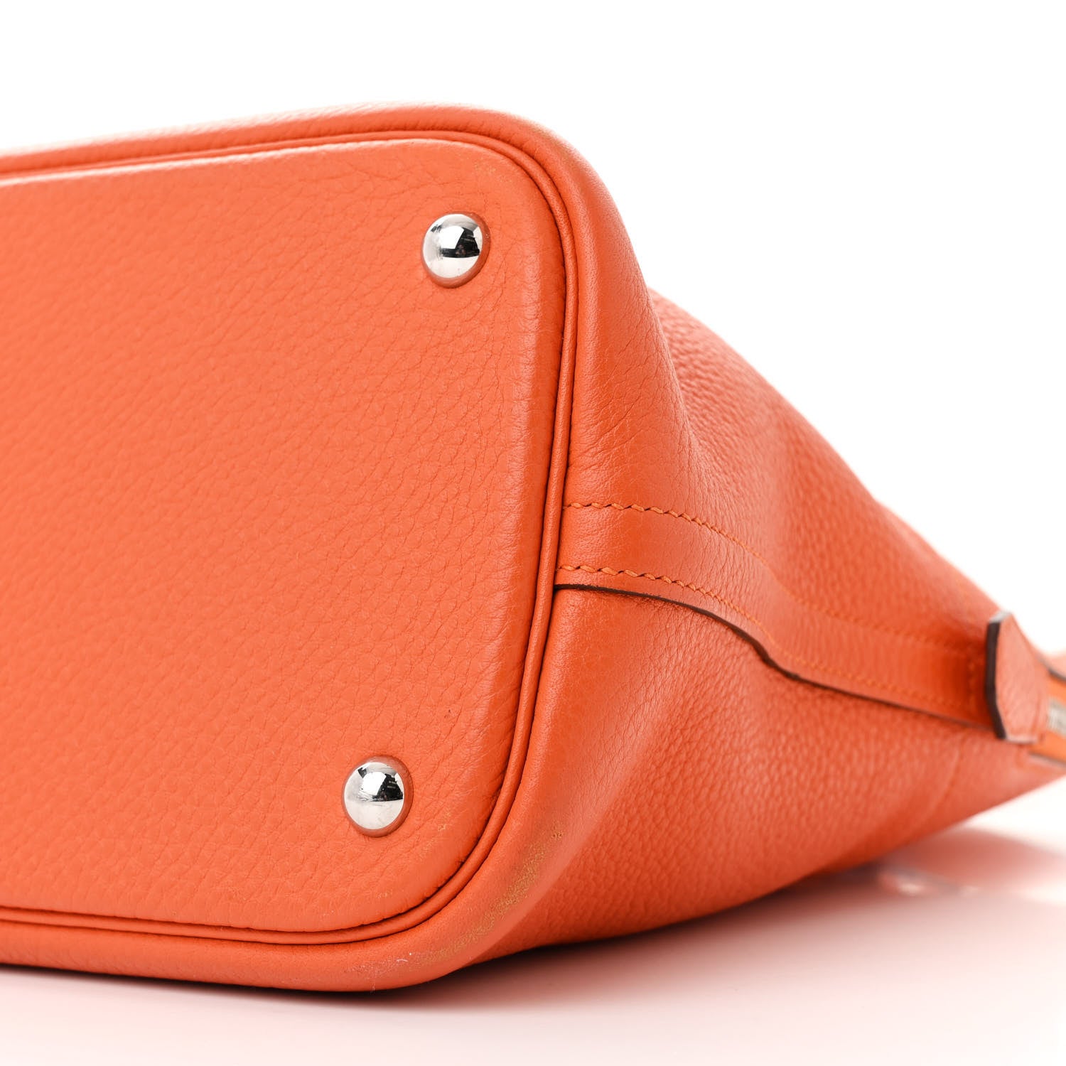 Hermes Taurillon Clemence Bolide 35 Orange Poppy 10 of 12