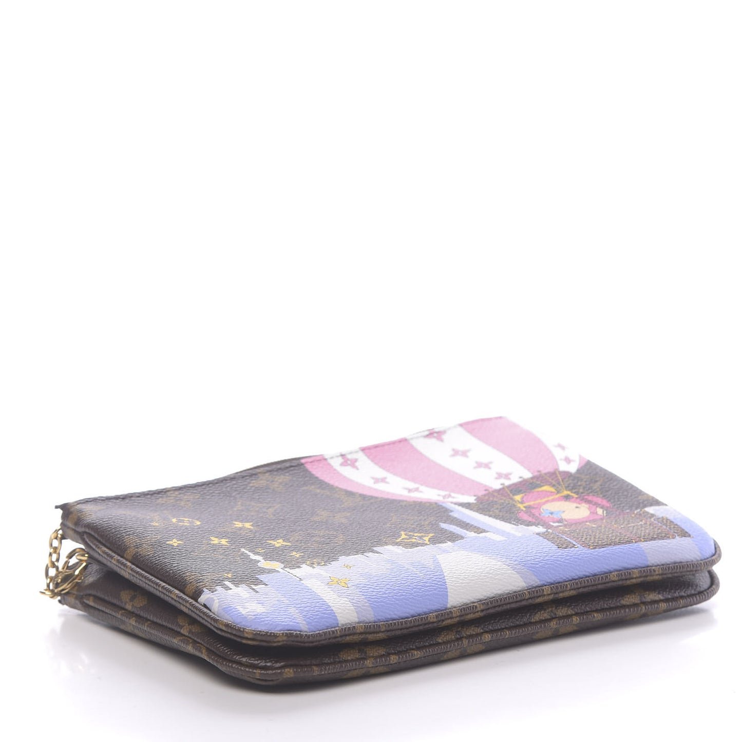 Monogram 2019 Christmas Animation Double Zip Pochette