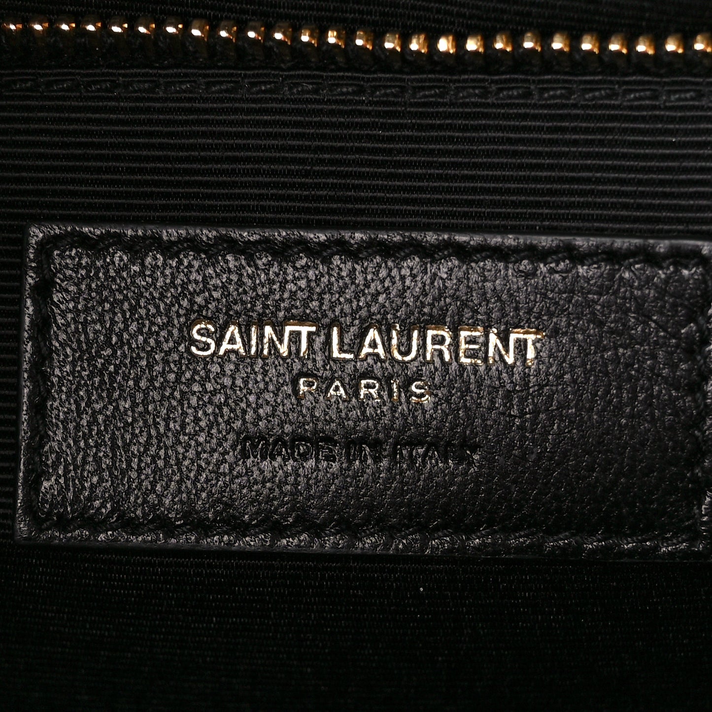Grain De Poudre Matelasse Chevron Large Monogram Satchel Black