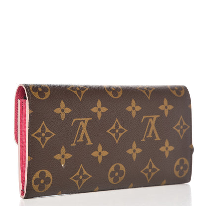 Louis Vuitton Monogram Bloom Flower Emilie Wallet 3 of 7