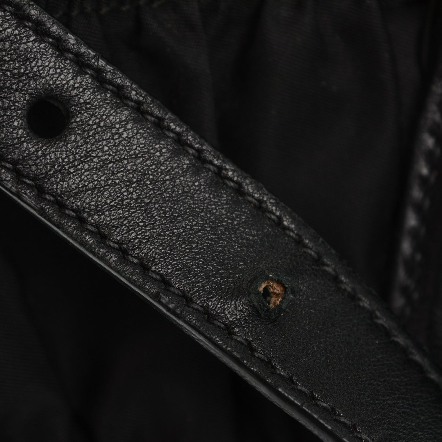 Tessuto Nylon Gaufre Tote Nero Black