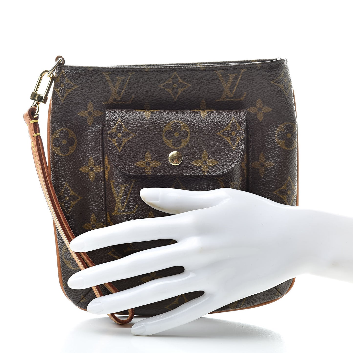 Monogram Partition Wristlet