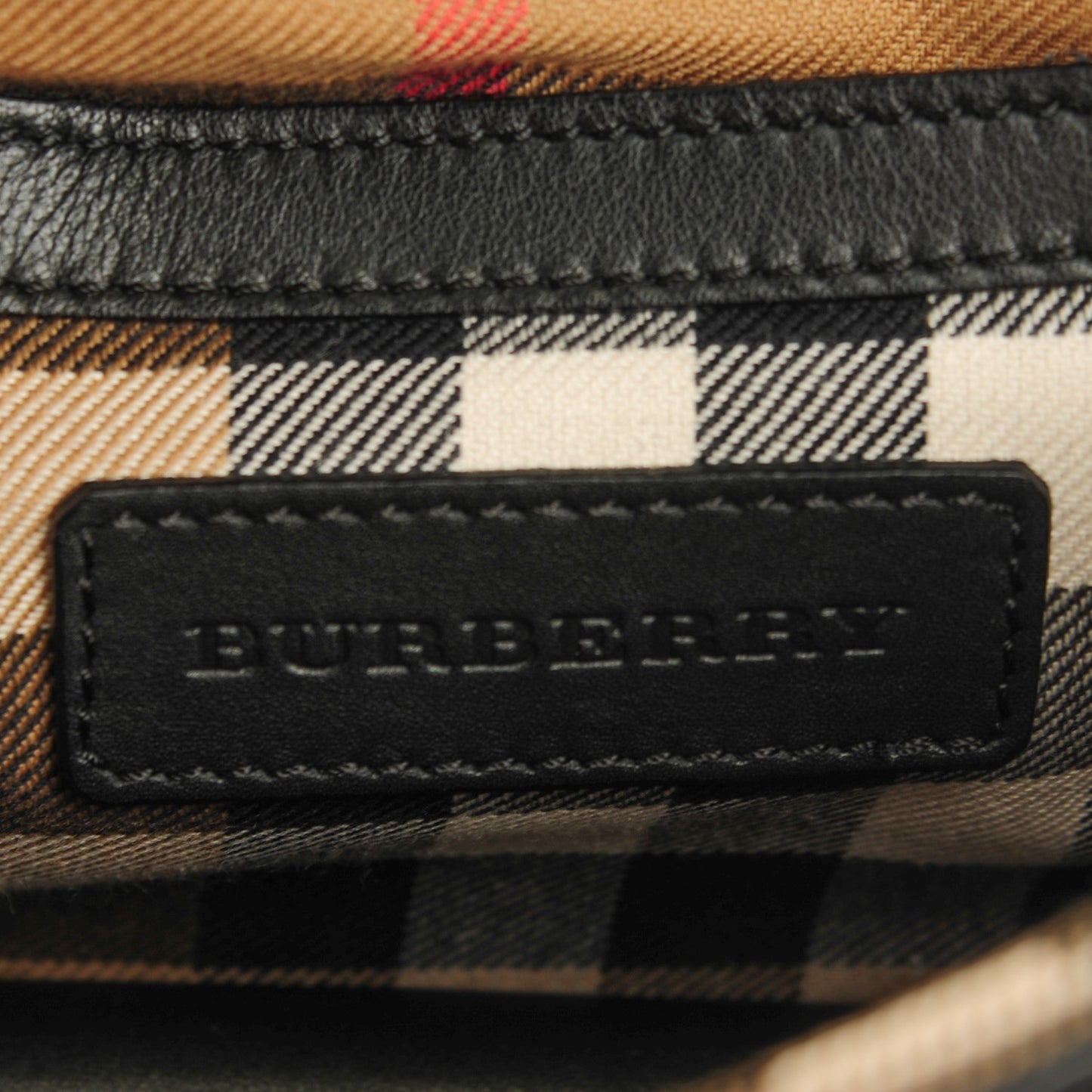 Grainy Nubuck Small Macken Crossbody Bag Black