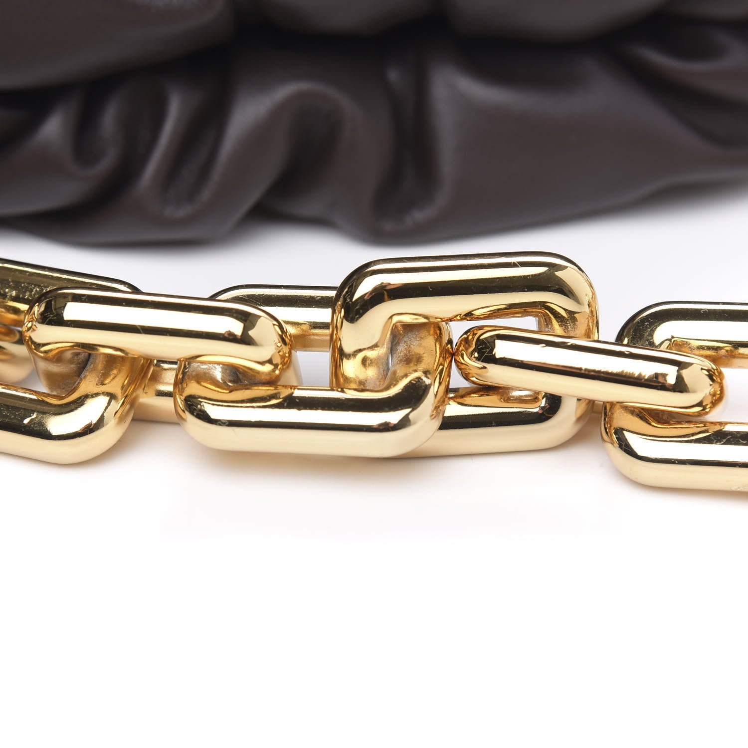 Bottega Veneta Calfskin The Pouch Chain Ebano 9 of 9