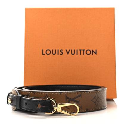 Louis Vuitton Reverse Monogram Bandouliere Shoulder Strap XL Black 6 of 6
