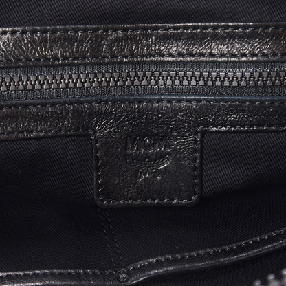 MCM Nylon Coated Canvas Zipper Tote 10 of 14