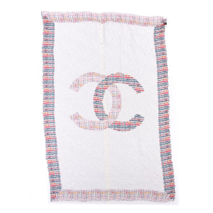 Chanel Cashmere Silk CC Stole Multicolor 1 of 3