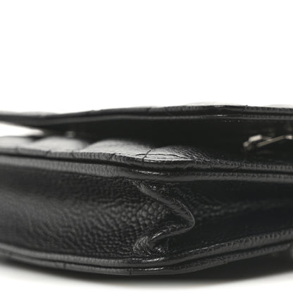 Chanel Caviar Quilted Wallet On Chain WOC Black 10 of 11