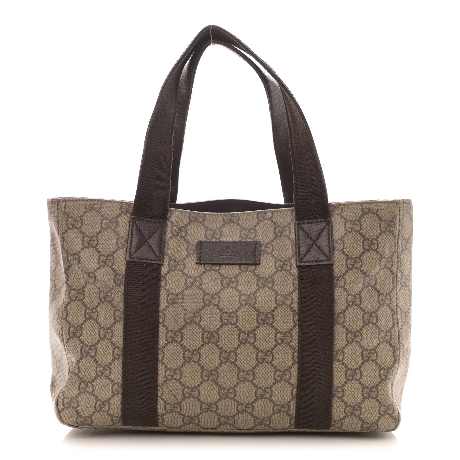 Gucci GG Plus Monogram Small Tote Dark Brown 1 of 8