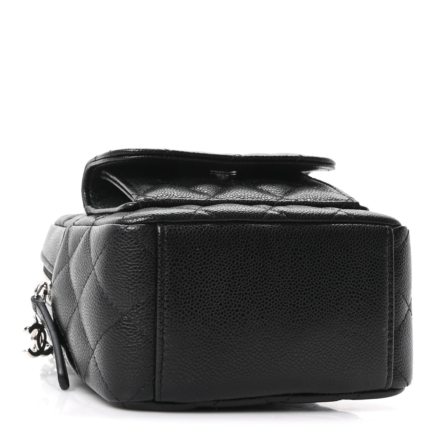 Caviar Quilted CC Mini Classic Backpack Black