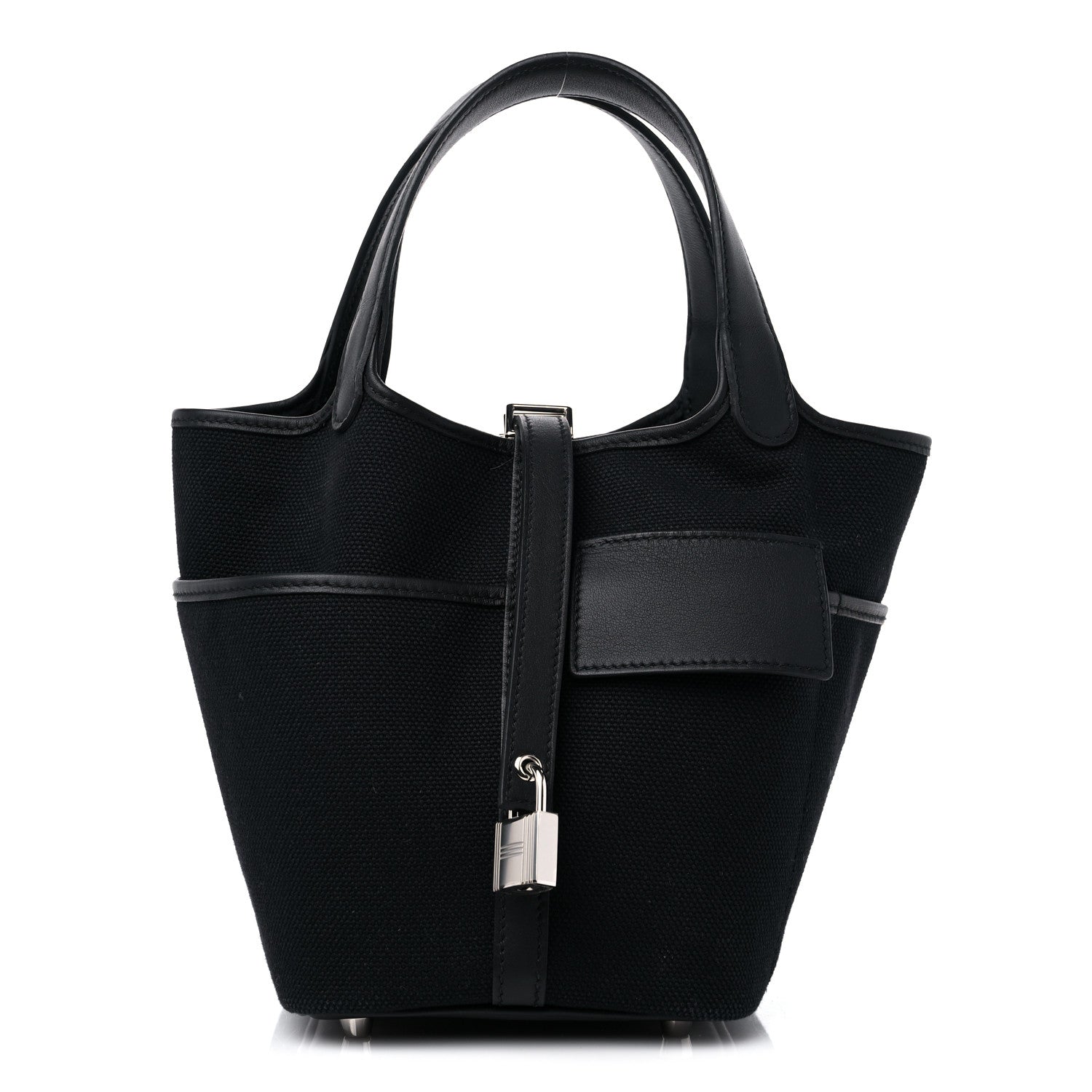 Hermes Toile Goeland Swift Cargo Picotin Lock 18 Black 1 of 10