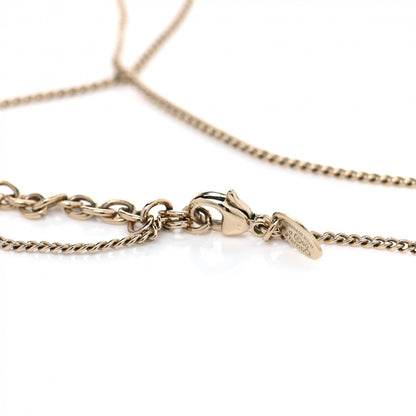 Chanel Medallion Chain Necklace Gold 3 of 4