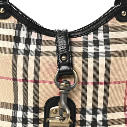 Burberry House Check Hobo Black 7 of 9