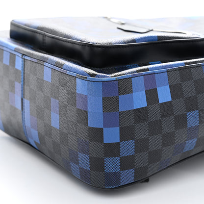 Louis Vuitton Damier Graphite Pixel Josh Backpack Blue 8 of 9