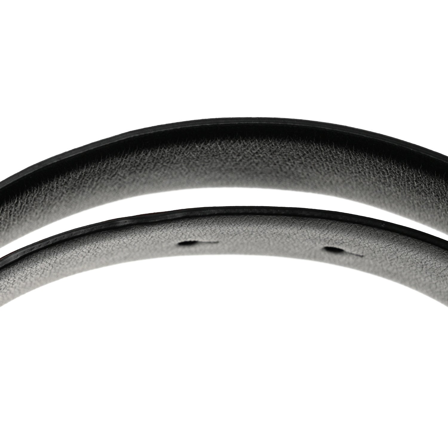 Chanel Calfskin CC Reversible Belt 85 34 Black Burgundy 8 of 9