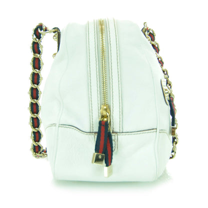 Gucci Leather Capri Large Bowler White 4 of 11