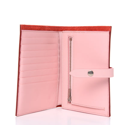 Celine Grained Calfskin Medium Multifunction Strap Wallet Scarlet 5 of 10