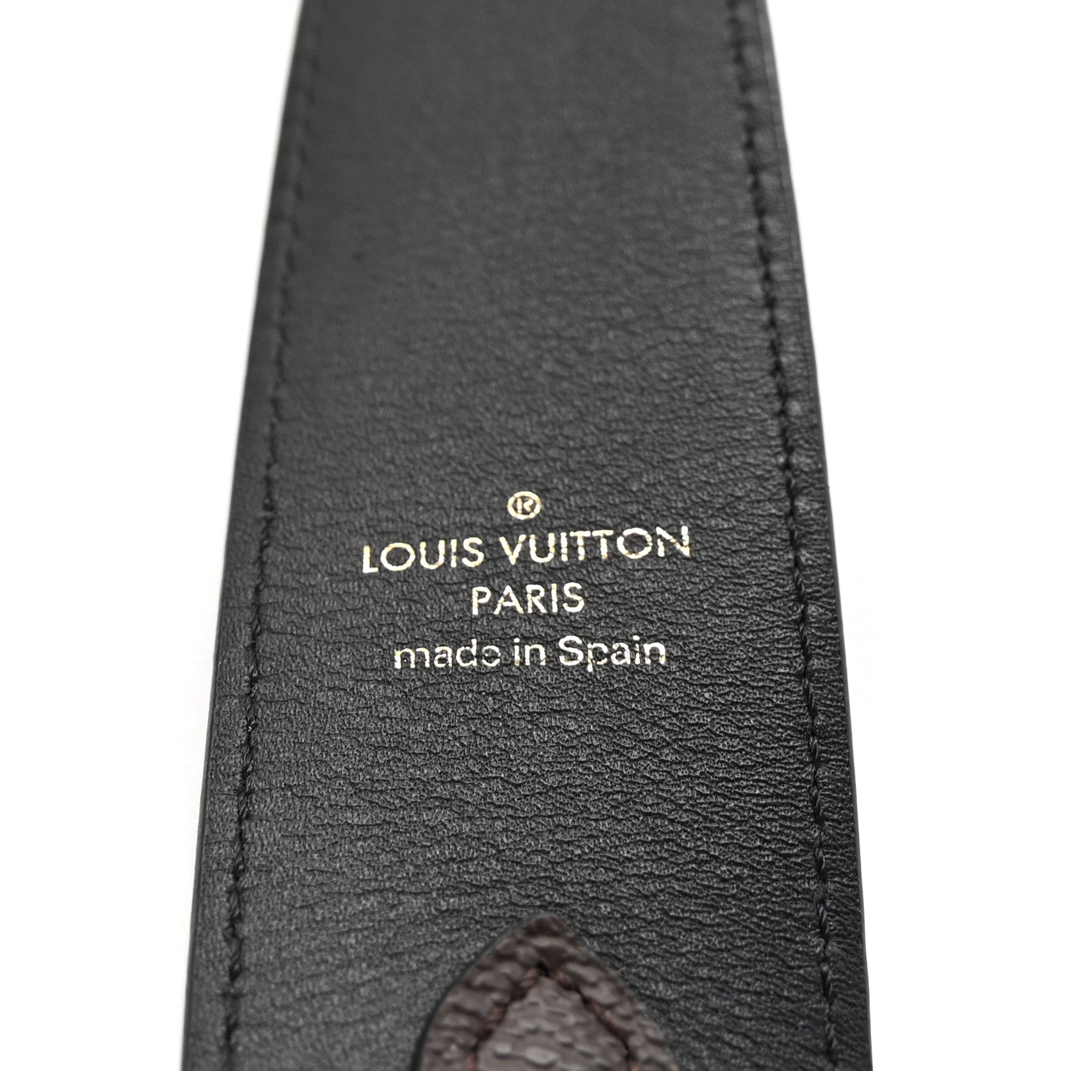 Louis Vuitton Monogram Bandouliere Shoulder Strap Black 4 of 4