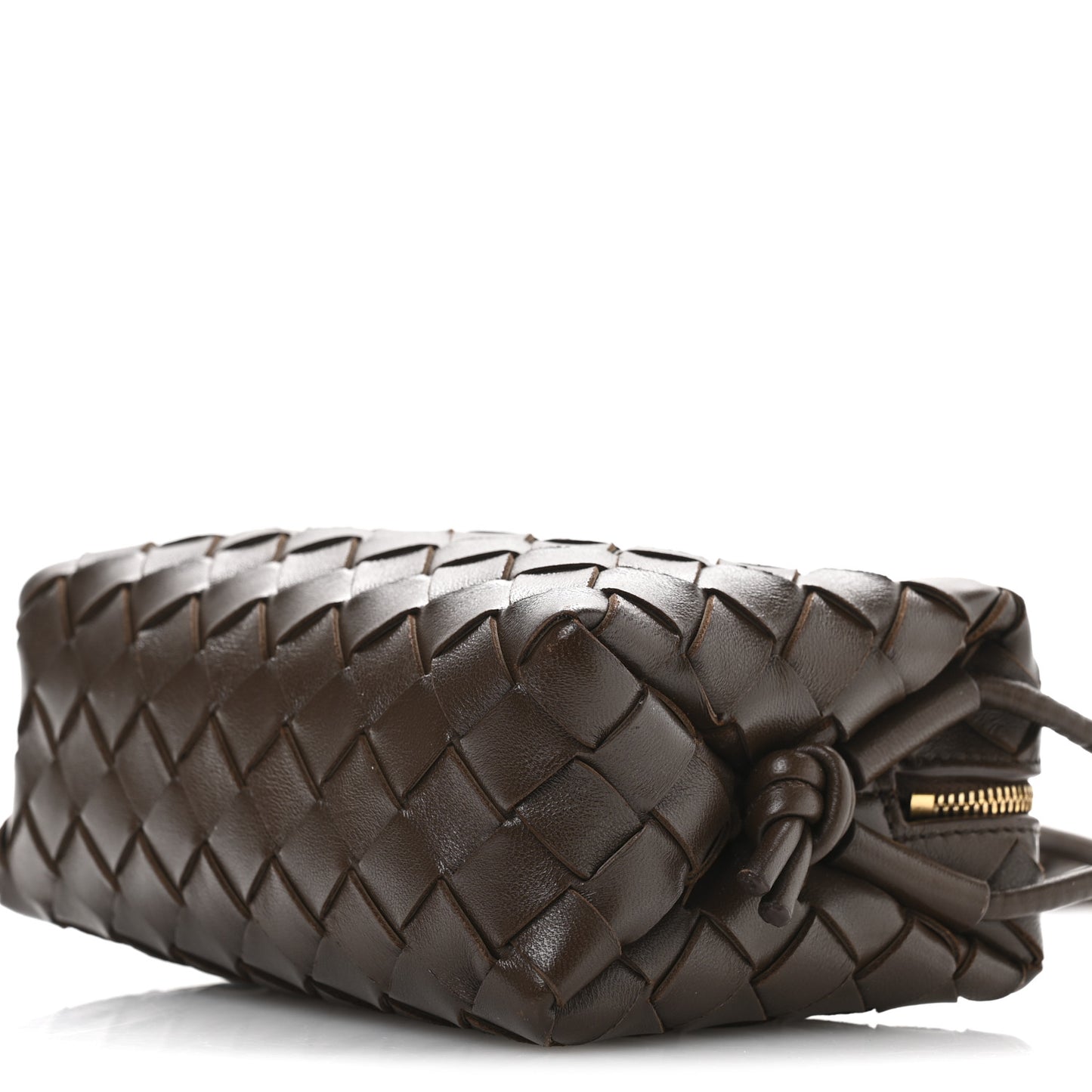 Nappa Intrecciato Mini Loop Camera Bag Light Brown