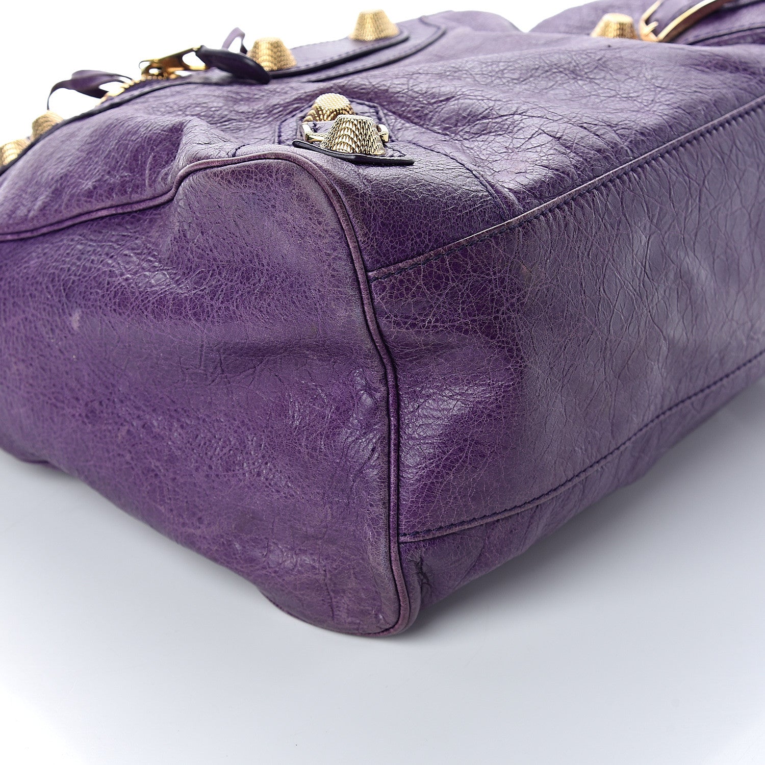 Balenciaga Agneau Giant 21 Gold Hardware Velo Dark Violet 7 of 7