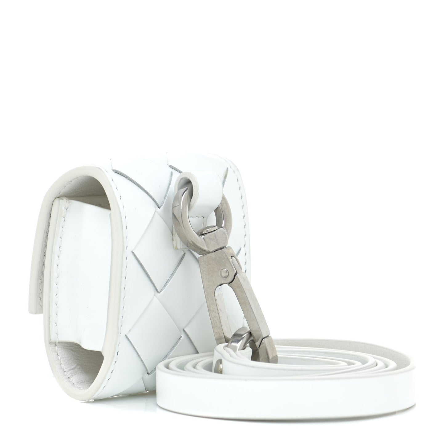 Nappa Maxi Intrecciato Airpods Case White