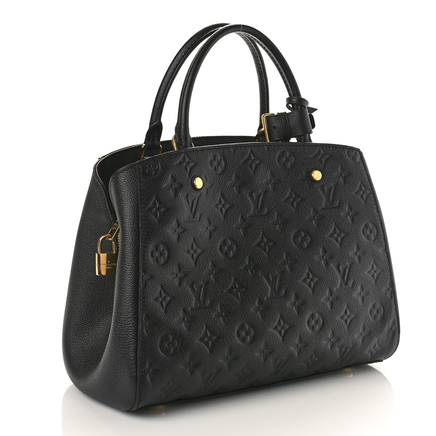 Louis Vuitton Empreinte Montaigne MM Black 3 of 9