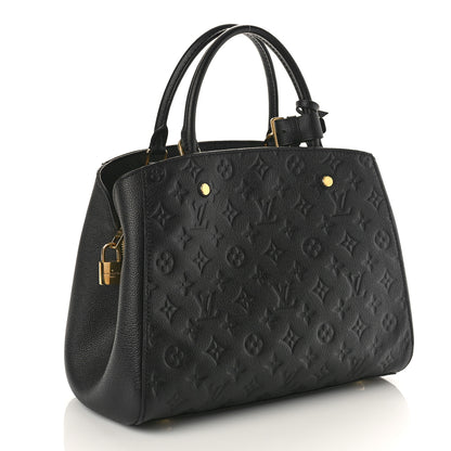 Louis Vuitton Empreinte Montaigne MM Black 3 of 9