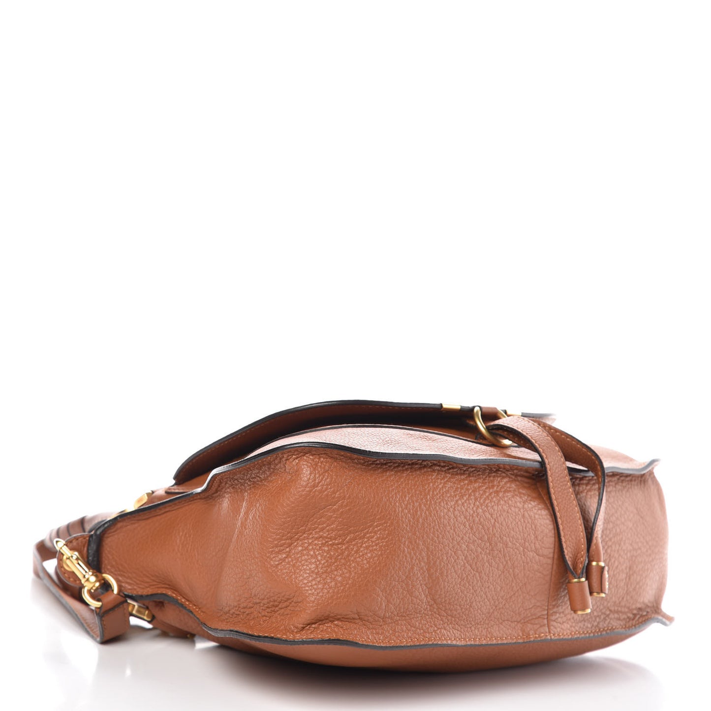 Calfskin Medium Marcie Satchel Tan