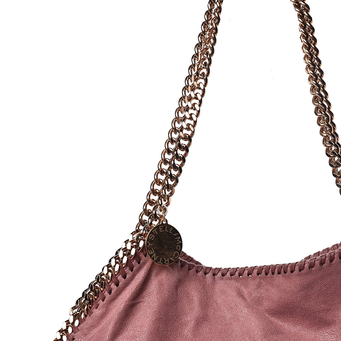 Shaggy Deer Small Falabella Tote Pink