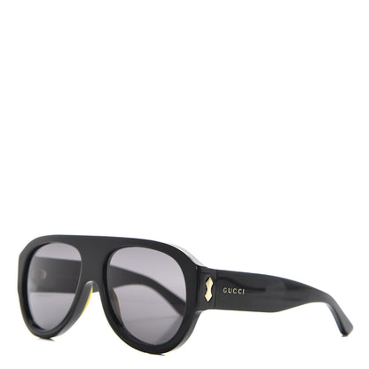 Gucci Acetate Aviator Sunglasses GG0668S Black 1 of 8