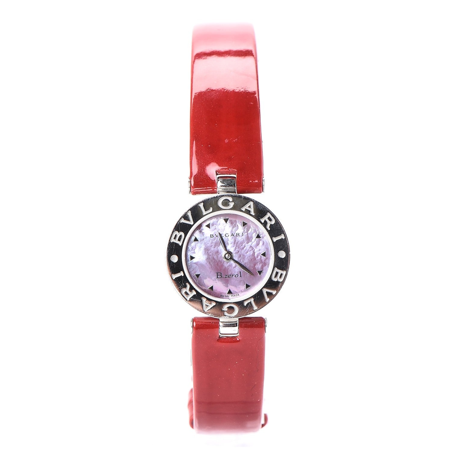 Bulgari Stainless Steel Pink Mother of Pearl 22mm B.Zero1 Quartz Watch 1 of 19