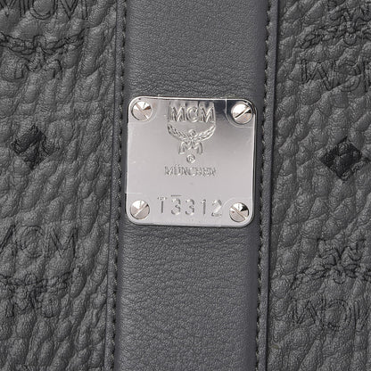 MCM Visetos Medium Liz Reversible Shopper Tote Phantom Grey 11 of 17