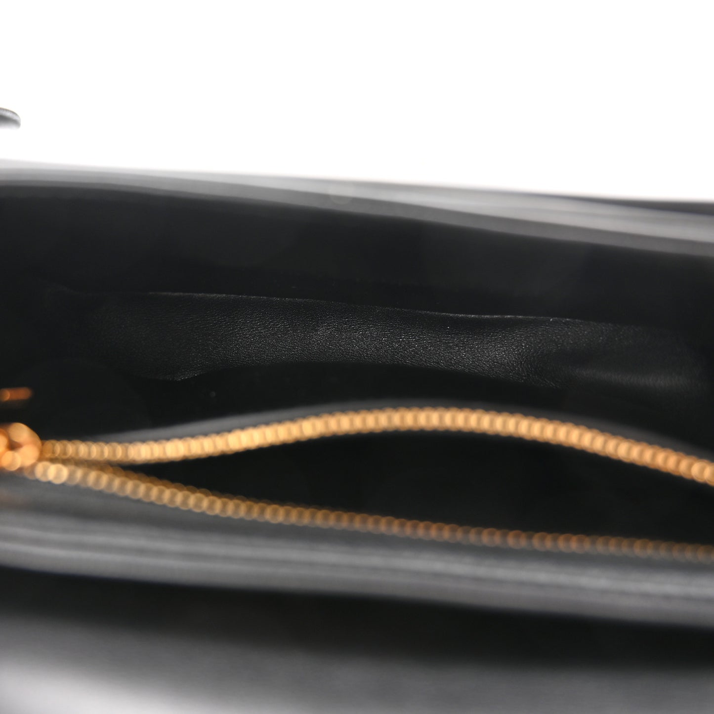 Shiny Calfskin Teen Besace Black
