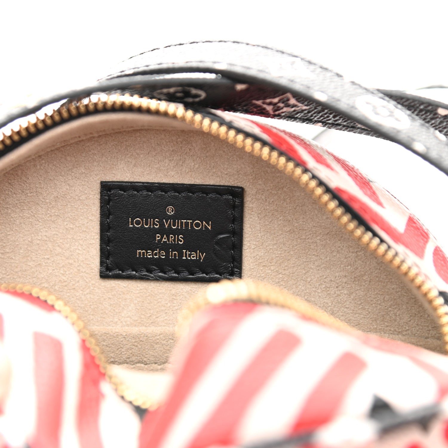 Louis Vuitton Monogram Giant Crafty Boite Chapeau Souple PM Creme Rouge Black 7 of 9