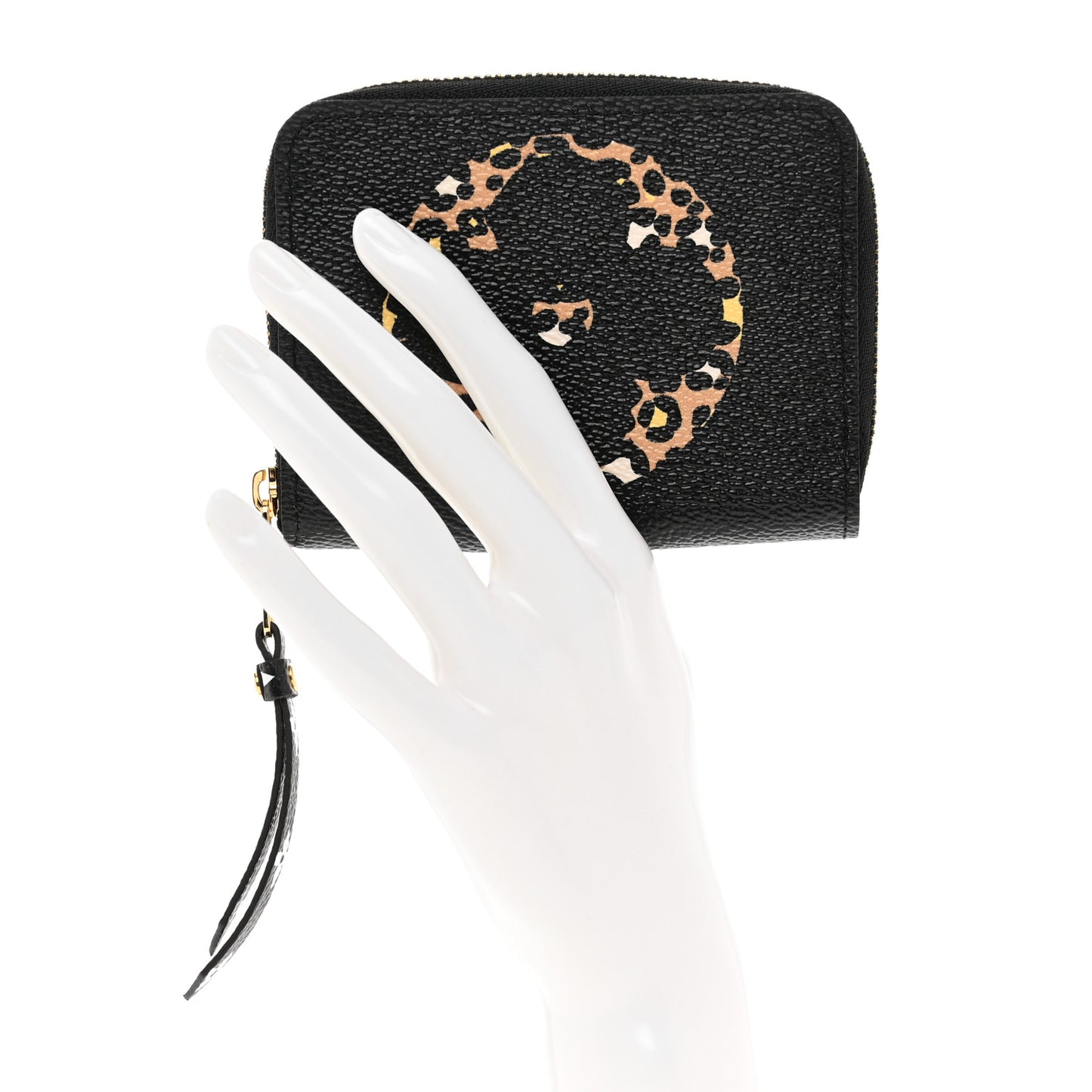 Monogram Giant Jungle Zippy Coin Purse Black