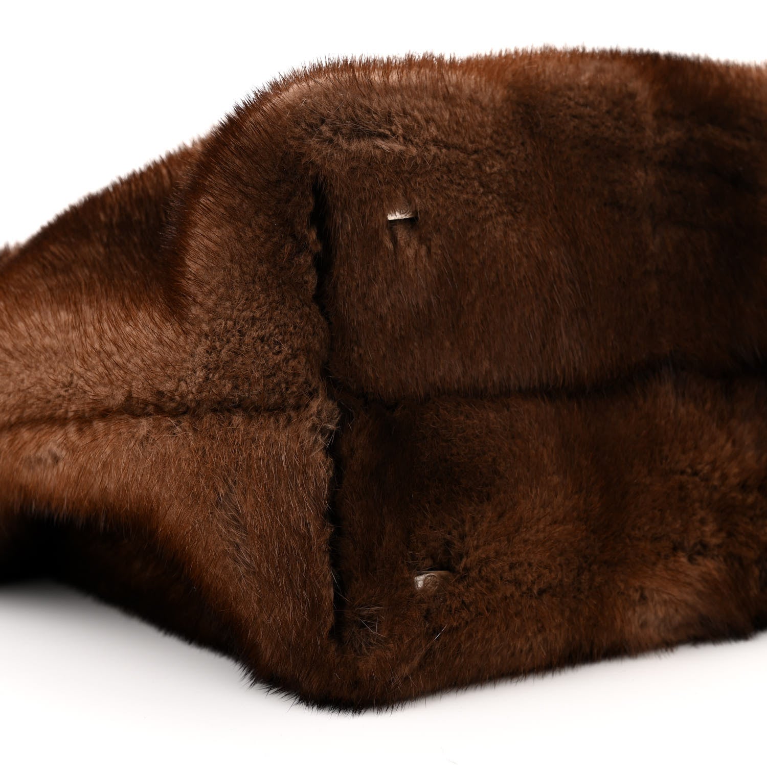 The Row Mink Fur Lux Satchel Coffee 8 of 11