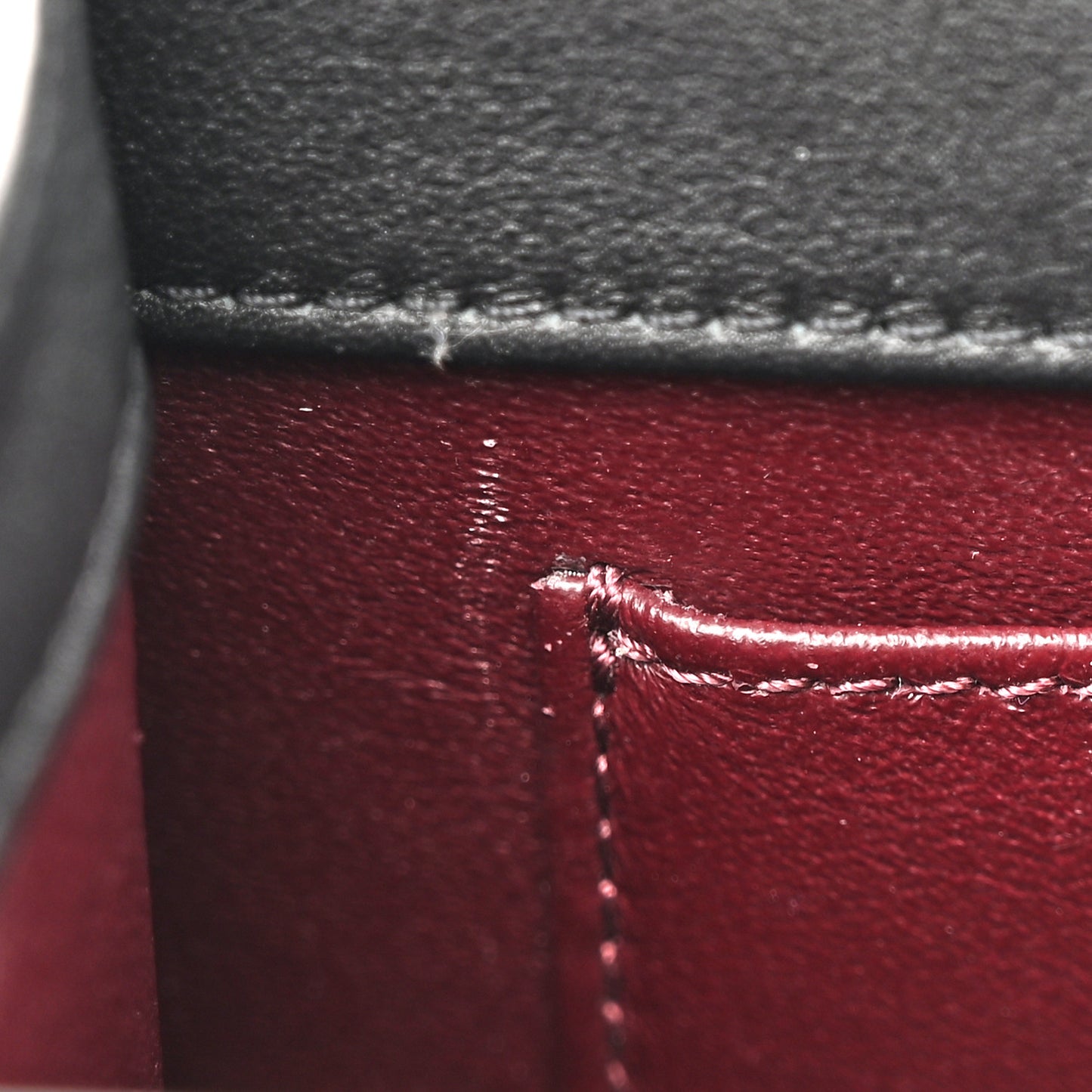 Calfskin Mini Propeller Flap Black