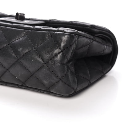 Chanel Iridescent Calfskin Quilted 2.55 Reissue 224 Flap Black 13 of 18