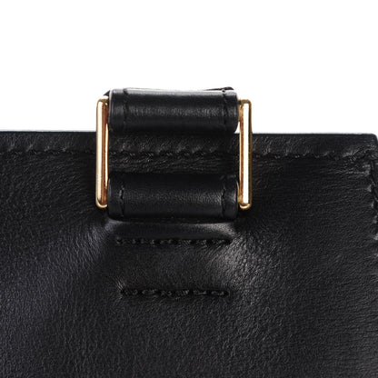 Celine Smooth Calfskin Medium Edge Shoulder Bag Black 9 of 10