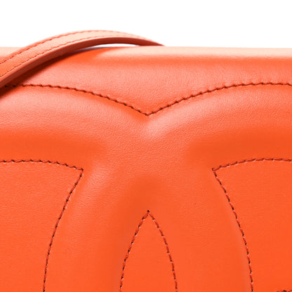 Dolce & Gabbana Calfskin DG Logo Flap Crossbody Bag Orange 7 of 9